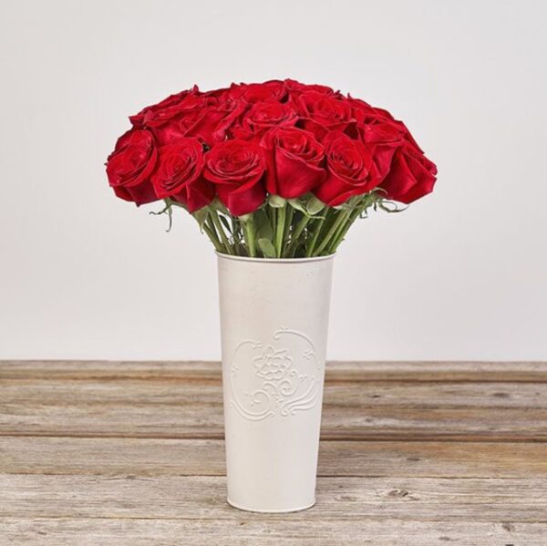 Roses Red - Always - Signature Vase